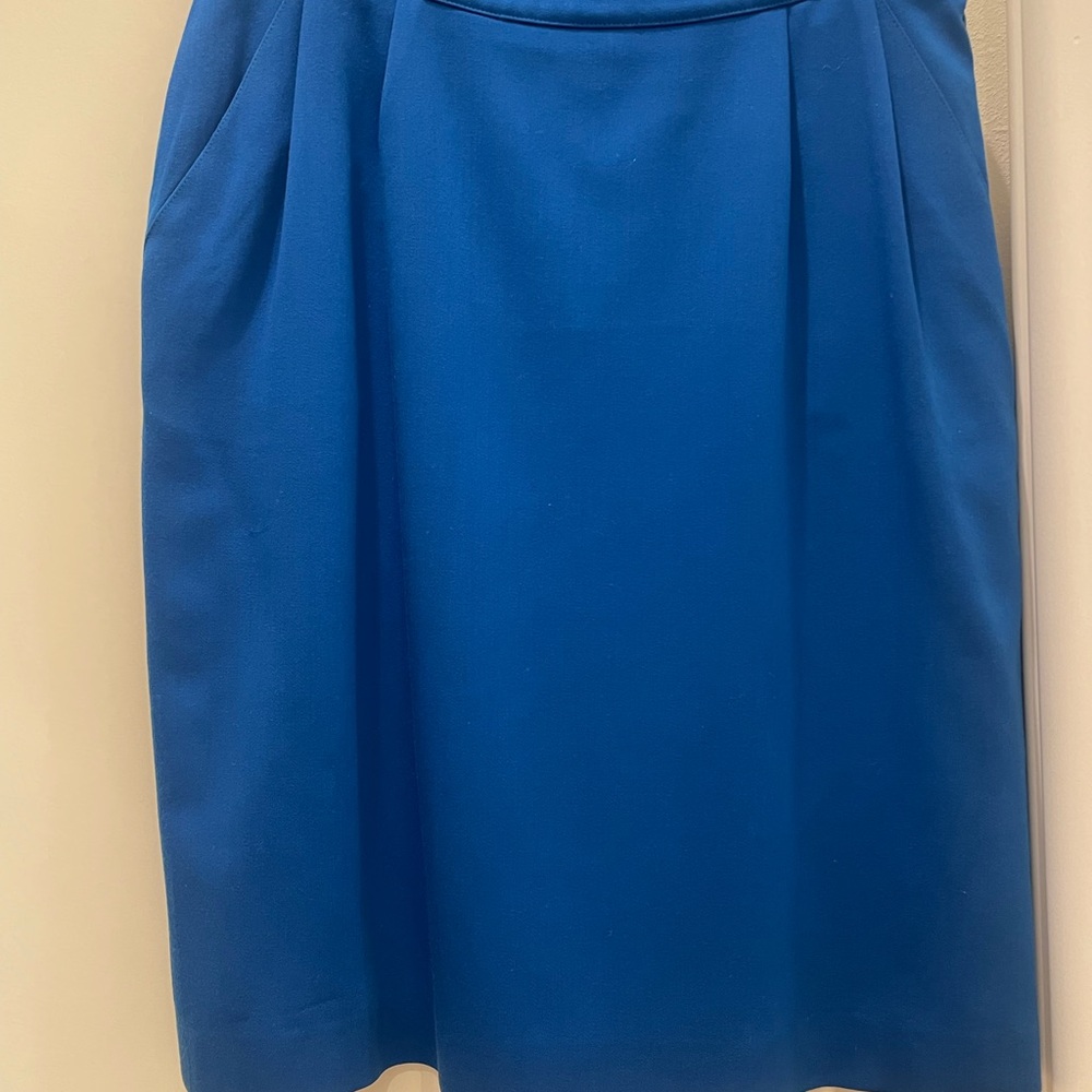Escada Royal Blue Pencil Skirt - size 44
